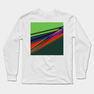 BLUE GREEN PURPLE PINK TEXTURE ART Long Sleeve T-Shirt